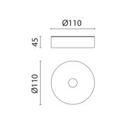Контейнер Oasis Defile 0AGD022 11х4.5 см настольный гладкий схема 2 Контейнер Oasis Defile 0AGD022 11х4.5 см настольный гладкий схема 2
