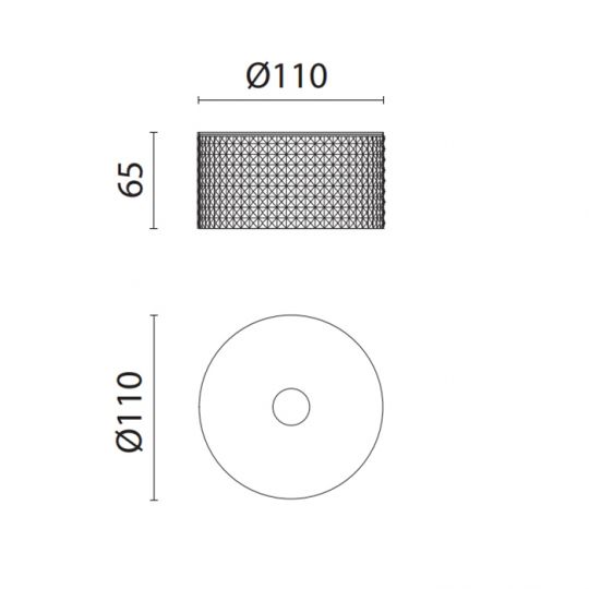 Контейнер Oasis Defile 0AGD025 11х6.5 см настольный рифленый схема 2 Контейнер Oasis Defile 0AGD025 11х6.5 см настольный рифленый схема 2