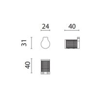 Крючок подвесной Oasis Defile 0AGD001 схема 4