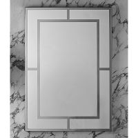 Зеркало Oasis Casablanca 0RESPC14 140х100 см с металлическим профилем схема 2