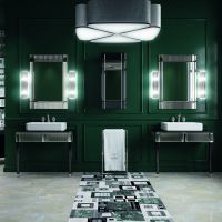 Комплект мебели напольный №2 Oasis Rialto 98x51x200 см с накладной раковиной схема 1