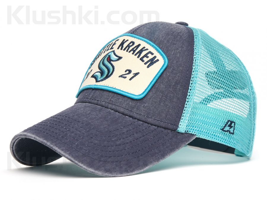 Кепка Seattle Kraken, син.-голуб., 55-58 (ТМ ATRIBUTIKA&CLUB), Арт. 31382