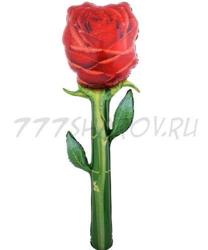 ФИГУРА  "БОЛЬШАЯ РОЗА    (59" / 150 СМ.)   С ГЕЛИЕМ.