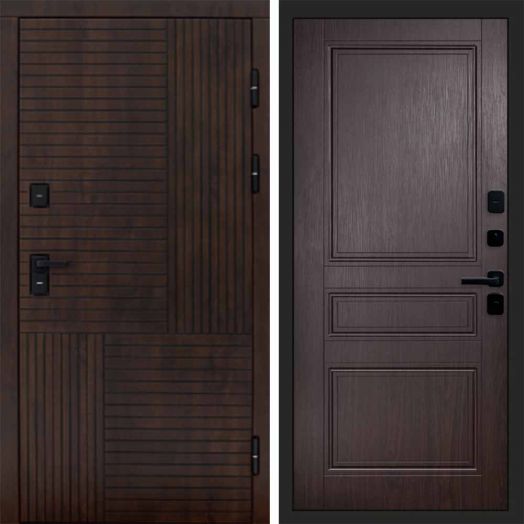 Входная дверь Termo-door Премиум винорит Веста Дуб с терморазрывом - Класскика Венге