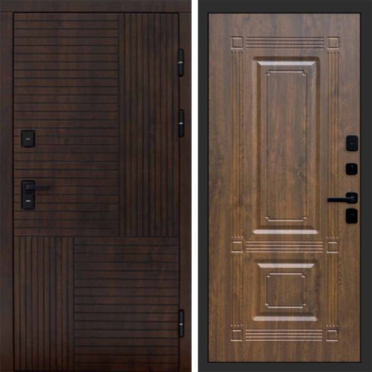 Входная дверь Termo-door Премиум винорит Веста Дуб с терморазрывом - Мадрид Дуб