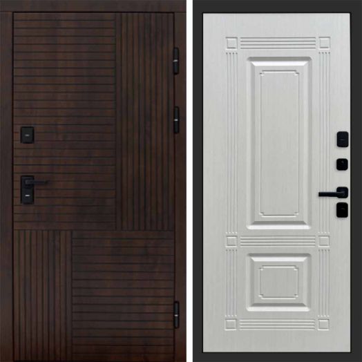 Входная дверь Termo-door Премиум винорит Веста Дуб с терморазрывом - Мадрид Лиственница