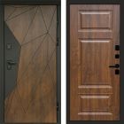 Входная дверь Termo-door Премиум винорит Геометрия Дуб с терморазрывом - Лион Дуб