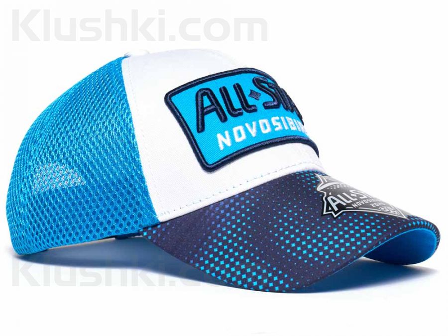 Кепка KHL ALL STAR 2025, бел.-т.син.-голуб., 55-58 (ТМ ATRIBUTIKA&CLUB), Арт. 107846