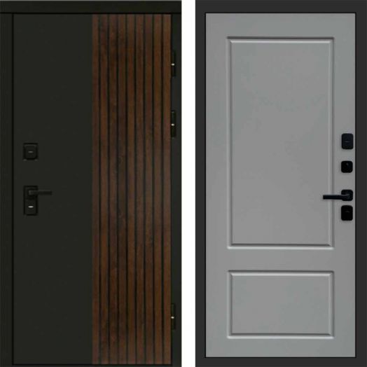 Входная дверь Termo-door Премиум винорит Форт Дуб с терморазрывом - Марсель Грей софт
