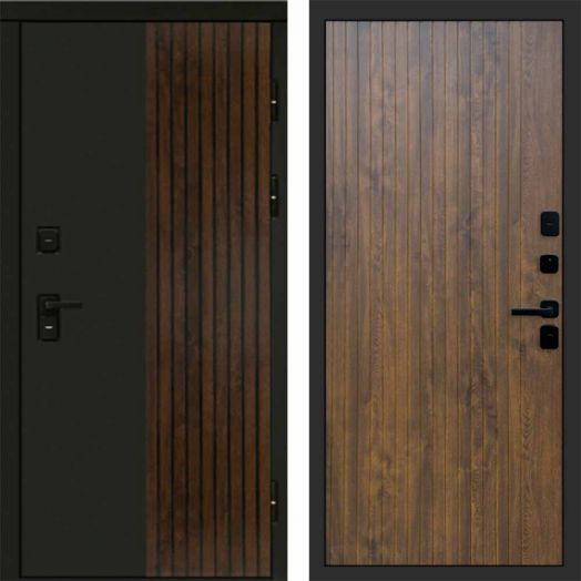 Входная дверь Termo-door Премиум винорит Форт Дуб с терморазрывом - FLAT Дуб