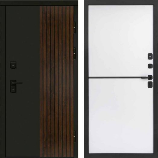 Входная дверь Termo-door Премиум винорит Форт Дуб с терморазрывом - Нео White