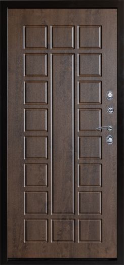 Входная дверь Termo-door Сибирь Антик серебро с терморазрывом - Престиж Дуб