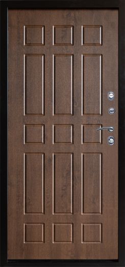 Входная дверь Termo-door Сибирь Антик серебро с терморазрывом - Спарта Дуб