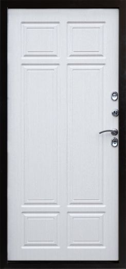 Входная дверь Termo-door Сибирь Антик серебро с терморазрывом - Лиственница премиум