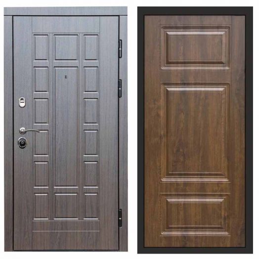 Входная дверь Termo-door Премиум винорит Виргиния Венге с терморазрывом - Лион Дуб