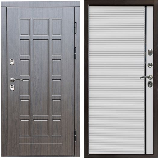 Входная дверь Termo-door Премиум винорит Виргиния Венге с терморазрывом - Porte white