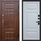 Входная дверь Termo-door Премиум винорит Дуб с терморазрывом - Лион Белый софт