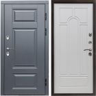 Входная дверь Termo-door Премиум винорит Грей с терморазрывом - Арка Лиственница