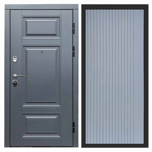 Входная дверь Termo-door Премиум винорит Грей с терморазрывом - FLAT Грей софт