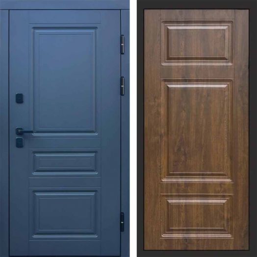 Входная дверь Termo-door Премиум винорит Орегон Графит с терморазрывом - Лион Дуб