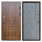 Входная дверь Termo-door Премиум винорит Орегон Дуб с терморазрывом - Горизонт Бетон темный