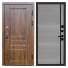 Входная дверь Termo-door Премиум винорит Орегон Дуб с терморазрывом - Porte Грей софт