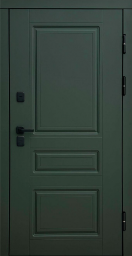 Входная дверь Termo-door Премиум винорит Орегон Грин с терморазрывом - Porte Шоколад