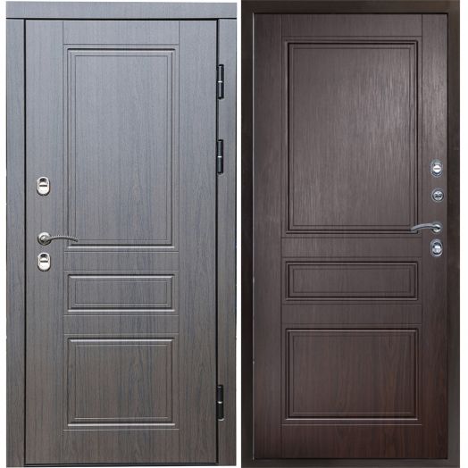 Входная дверь Termo-door Премиум винорит Орегон Венге с терморазрывом - Класскика Венге