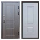 Входная дверь Termo-door Премиум винорит Орегон Венге с терморазрывом - Мадрид Белый софт