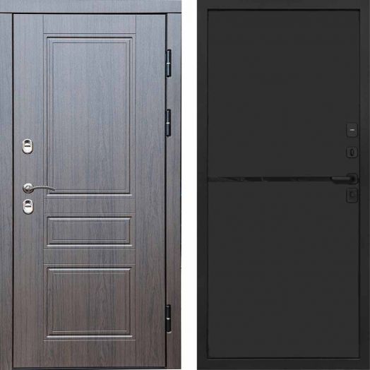 Входная дверь Termo-door Премиум винорит Орегон Венге с терморазрывом - Нео Black