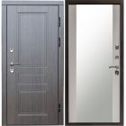 Входная дверь Termo-door Премиум винорит Орегон Венге с терморазрывом - Зеркало Лиственница