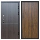 Входная дверь Termo-door Премиум винорит Вертикаль Венге с терморазрывом - FLAT Дуб