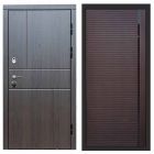 Входная дверь Termo-door Премиум винорит Вертикаль Венге с терморазрывом - Porte Шоколад