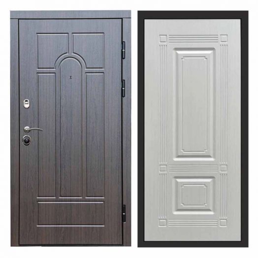 Входная дверь Termo-door Премиум винорит Модена Венге с терморазрывом - Мадрид Лиственница