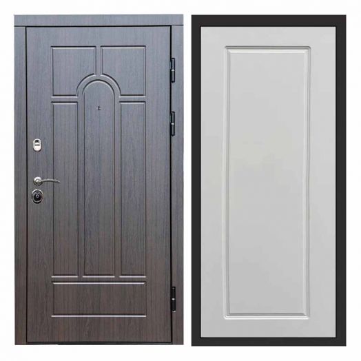 Входная дверь Termo-door Премиум винорит Модена Венге с терморазрывом - Гранд Слоновая кость