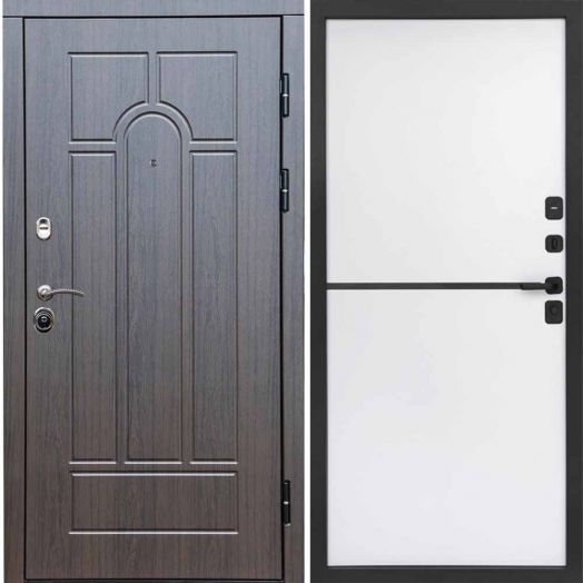 Входная дверь Termo-door Премиум винорит Модена Венге с терморазрывом - Нео White