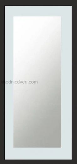 Входная дверь Termo-door Премиум винорит Модена Венге с терморазрывом - Зеркало триумф Белый софт