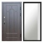 Входная дверь Termo-door Премиум винорит Модена Венге с терморазрывом - Широкое Зеркало Фацет Белый софт