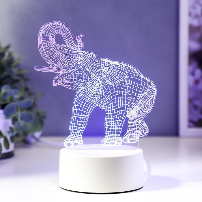 Светильник «Слон» LED RGB от сети RISALUX
