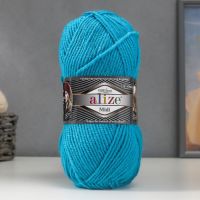 Пряжа для вязания спицами, крючком ALIZE, Superlana midi, 25% шерсть, 75% акрил, 170 м/100 г, (484)