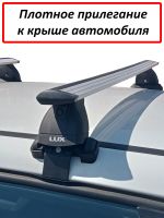 Багажник на крышу Toyota Wish I (AE10), минивен, 2003-2009, Lux, крыловидные дуги