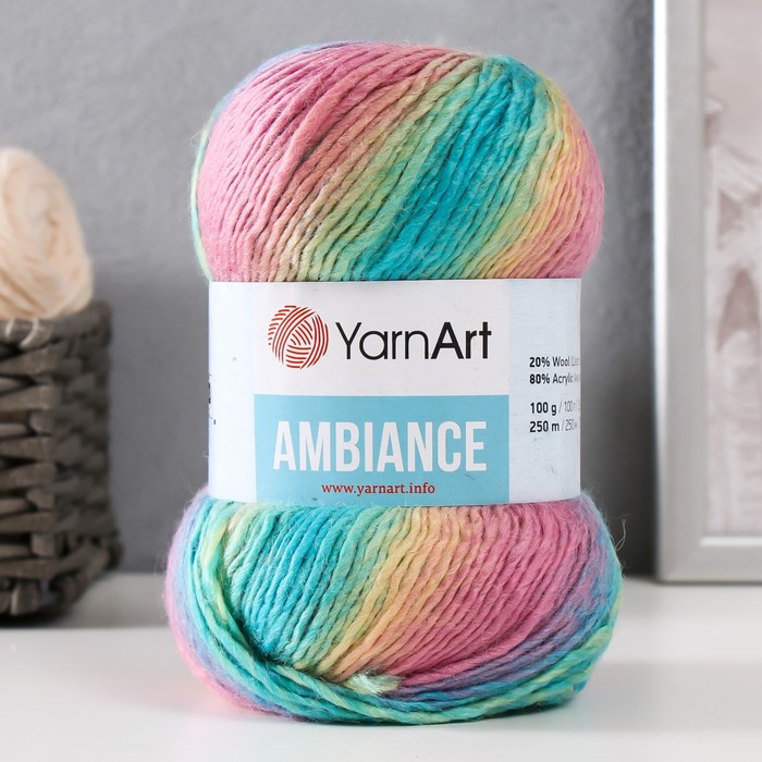 Пряжа для вязания спицами, крючком YarnArt, Ambiance, 80% акрил, 20% шерсть, 250 м/100 г, (162)