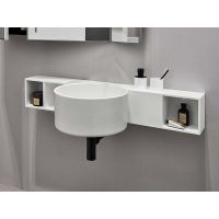 Cielo Sella полочка для аксессуаров без отверстия для смесителя, Living Tec схема 3