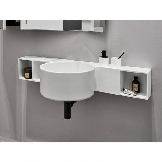 Cielo Sella полочка для аксессуаров без отверстия для смесителя, Living Tec схема 3