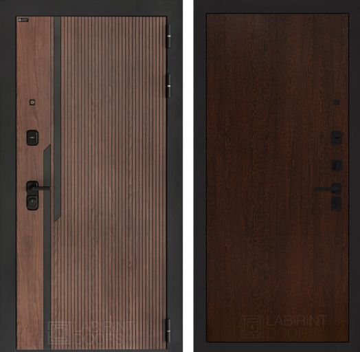 Входная дверь Лабиринт KARMINA - 05 Итальянский орех