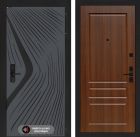 Входная дверь Лабиринт LEOLAB - 03 Орех бренди