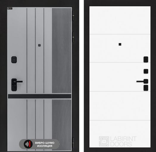 Входная дверь Лабиринт SKYLAB - 13 Белый софт
