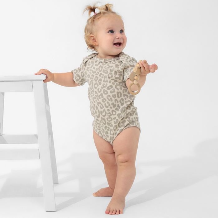 Боди Крошка Я Leo baby, рост 80-86 см, бежевое