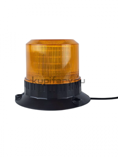 Проблесковый оранжевый маячок 10-110V 72 led на магните в  прикуриватель