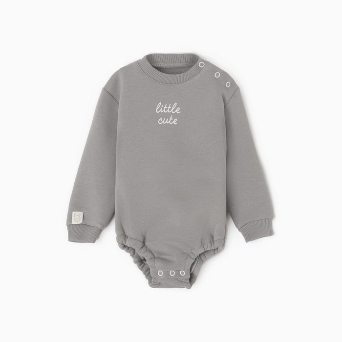 Боди Крошка Я Little cute, рост 68-74 см, хаки